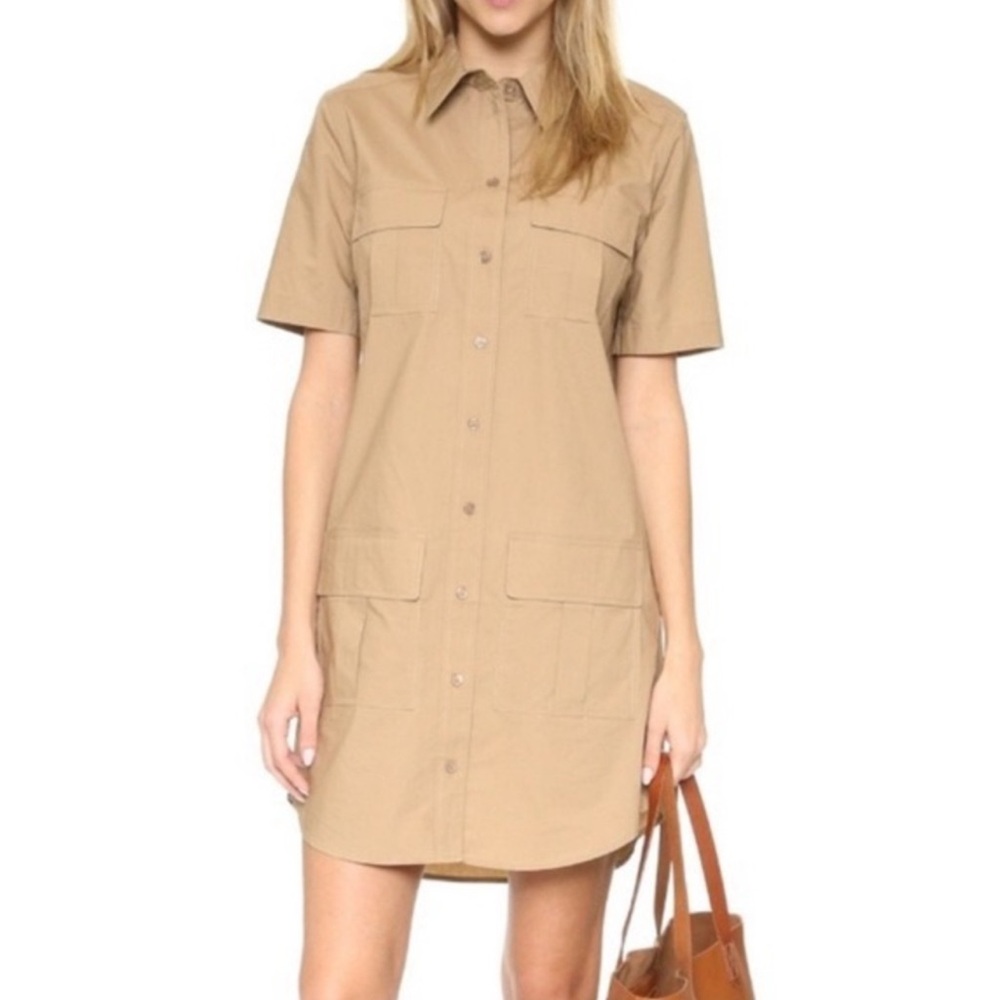 NWOT Equipment Remy Utility Shirt Dress SIZE L/G - Picture 5 of 12